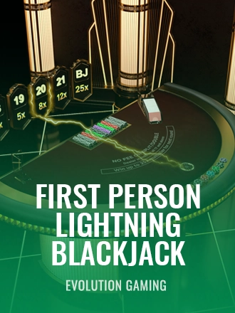First Person Lightning Blackjack